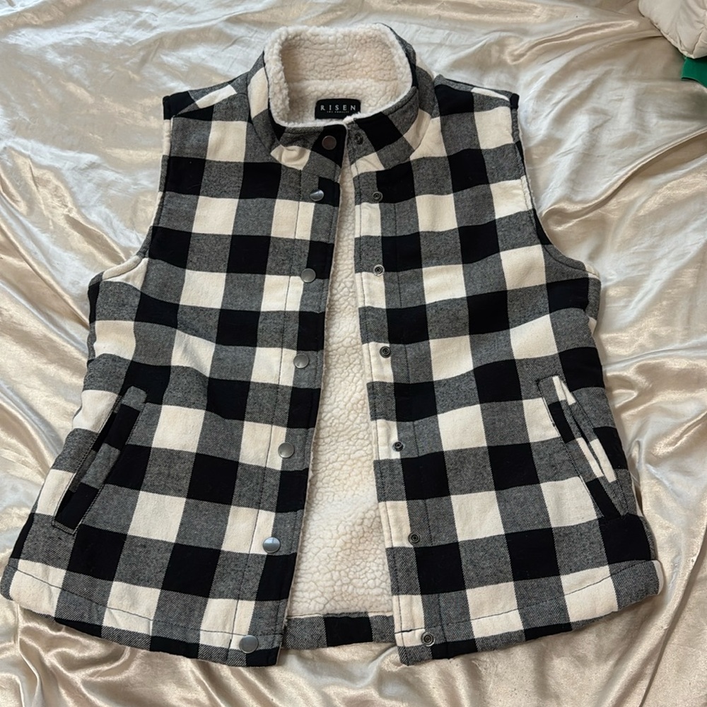Plaid Vest